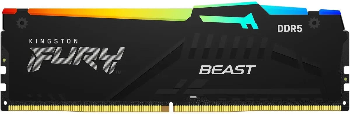 картинка DIMM DDR5 8Gb 6000MHz PC5-48000 Kingston Fury Beast RGB Expo CL36 (KF560C36BBEA-8) от магазина КомпьютерЦентр