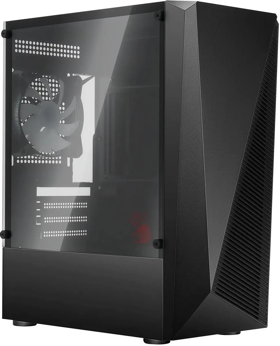 картинка Корпус Bloody BD-CC102F черный без БП mATX (BD-CC102F-BK) от магазина КомпьютерЦентр