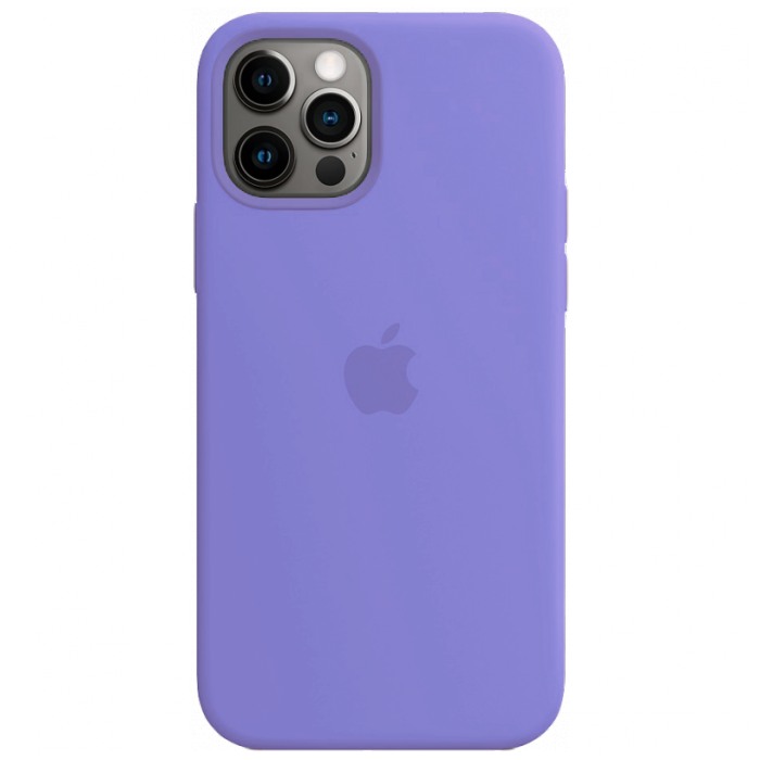 картинка Чехол Apple Silicone Case for iPhone 12 Pro Max Lavender от магазина КомпьютерЦентр