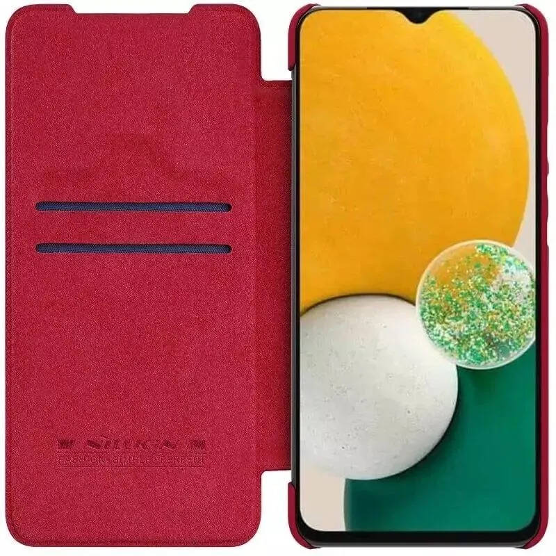 картинка Чехол-книжка Nillkin Qin из Premium экокожи для Samsung Galaxy A34, красный от магазина КомпьютерЦентр