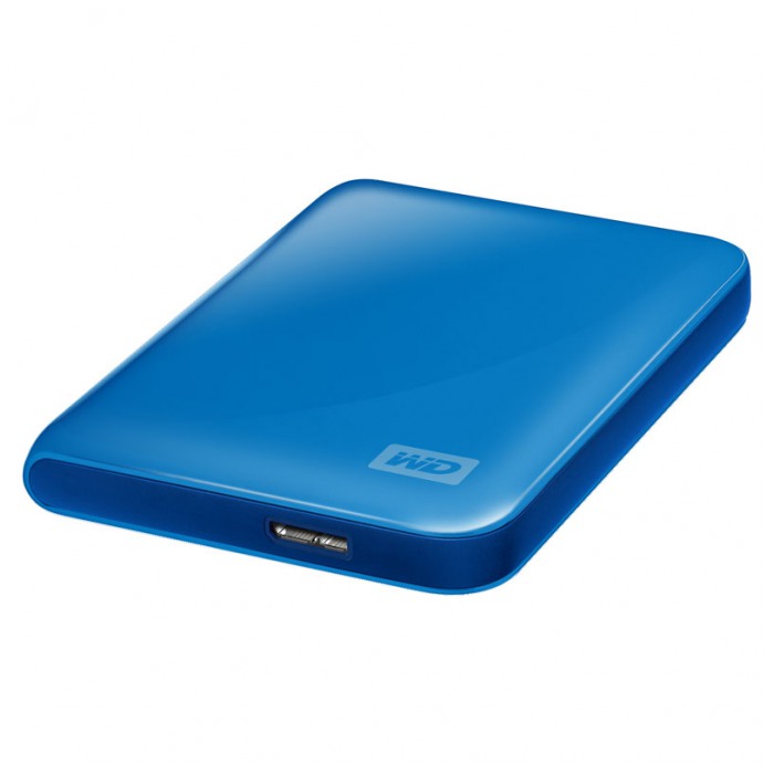 картинка Жесткий диск внешний Western Digital 500Gb My Passport Essential 2.5″ Голубой USB 3.0 (WDBACY5000ABL-EESN) от магазина КомпьютерЦентр