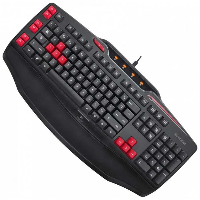 картинка Клавиатура Logitech G103 Gaming Keyboard USB Black (920-005059) от магазина КомпьютерЦентр