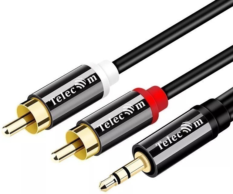 картинка Кабель соединит 3.5 Jack (M) - 2xRCA (M), 1.5м Telecom PRO (TAV7183M-1.5M) от магазина КомпьютерЦентр