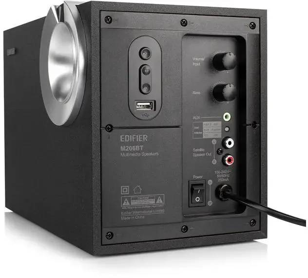 картинка Акустика 2.0 Edifier M206BT Black 34Вт BT от магазина КомпьютерЦентр