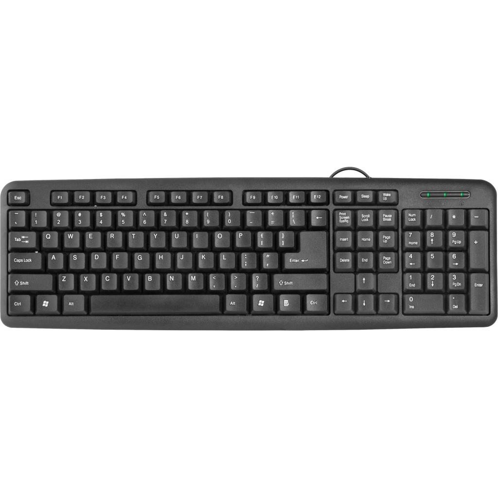 картинка Клавиатура Defender Element HB-420 USB Black (45420) от магазина КомпьютерЦентр