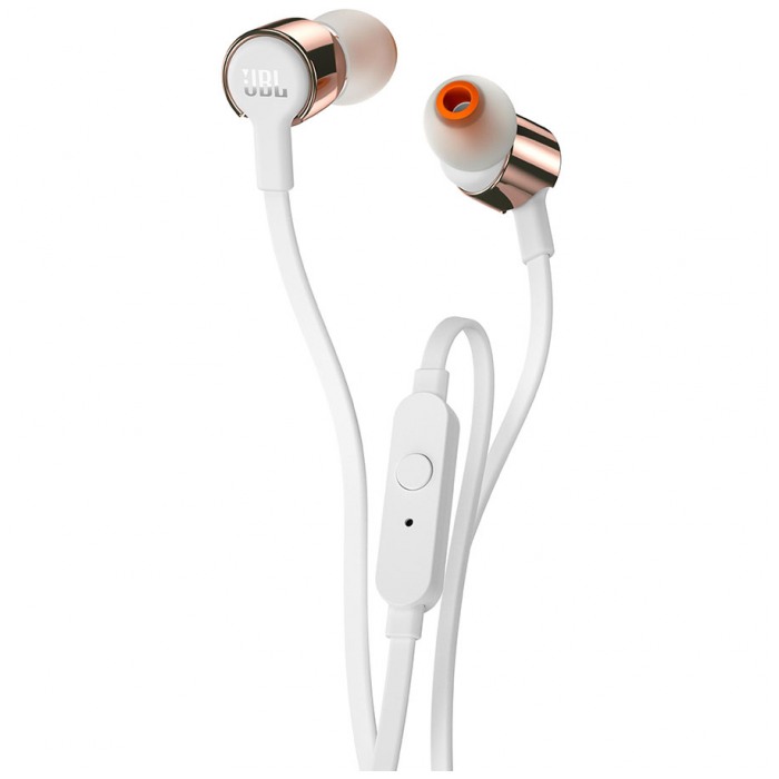 картинка Гарнитура JBL T210 Rose Gold/ White (JBLT210RGD) от магазина КомпьютерЦентр