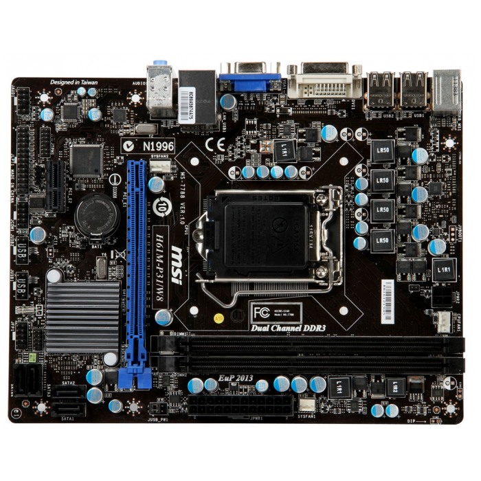 картинка Материнская плата MSI H61M-P31/W8 1155 (H61M-P31 (W8)) от магазина КомпьютерЦентр