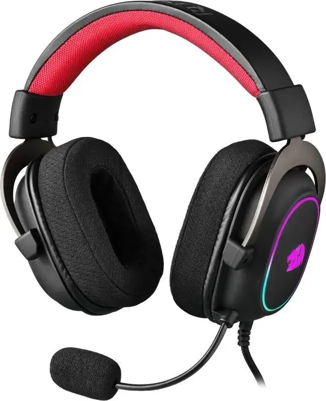 картинка Гарнитура Defender Zeus X RGB объемный звук 7.1 USB черный (70550) от магазина КомпьютерЦентр