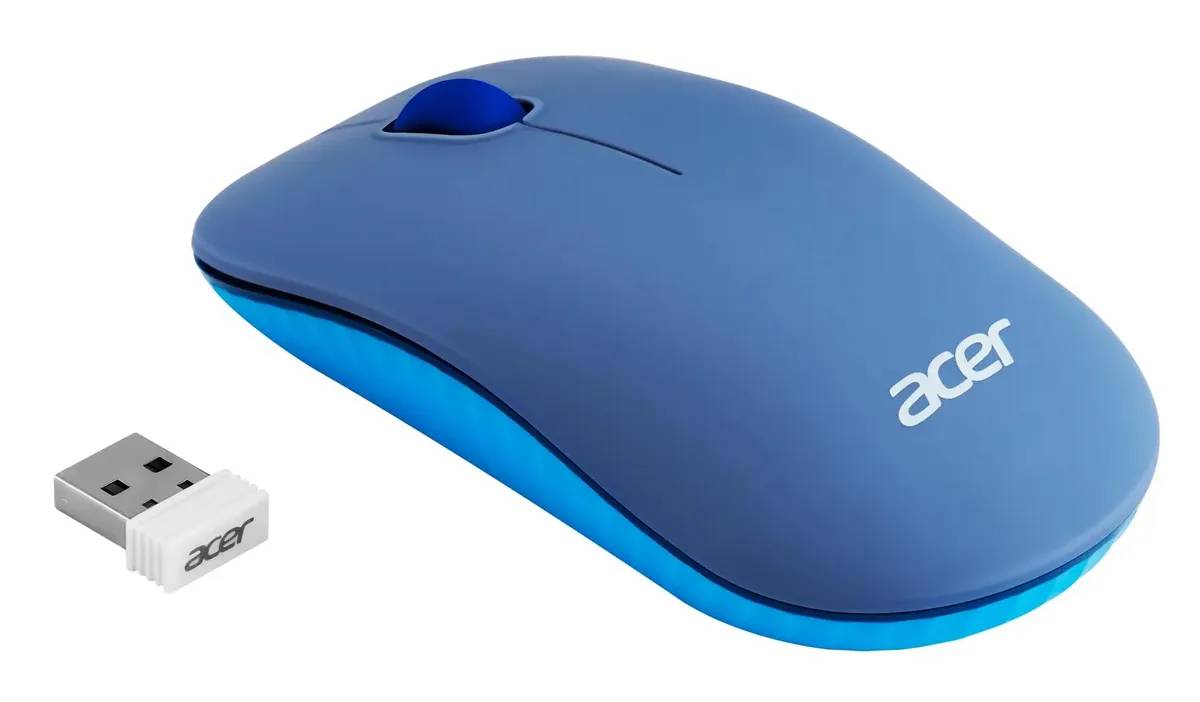 картинка Мышь Acer OMR200 синий беспроводная USB для ноутбука (ZL.MCEEE.01Z) от магазина КомпьютерЦентр
