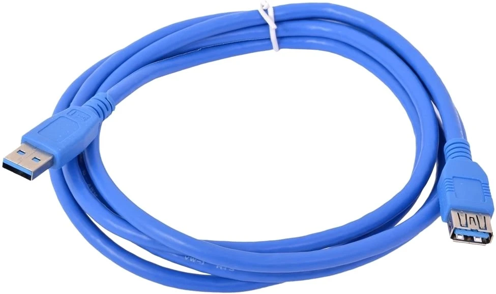 картинка Кабель USB 3.0 A->F 1.8m BXP-CCP-USB3-AMAF-6, Bion, позол. контакты, Blue от магазина КомпьютерЦентр