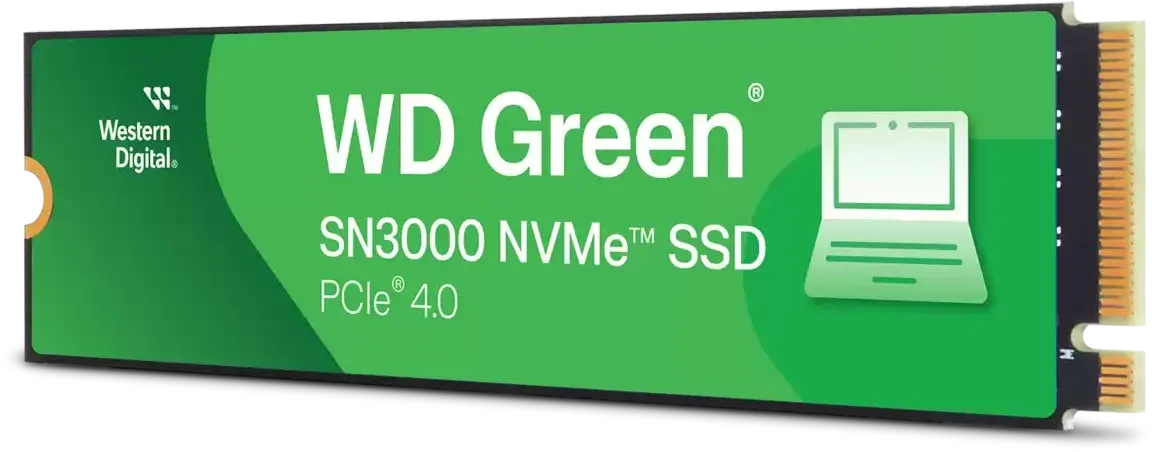 картинка SSD накопитель 2Tb WesternDigital Green SN3000 M.2 2280 PCI-E 4.0 x4 NVMe R/ W 5000/ 4200 (WDS200T4G0E) от магазина КомпьютерЦентр