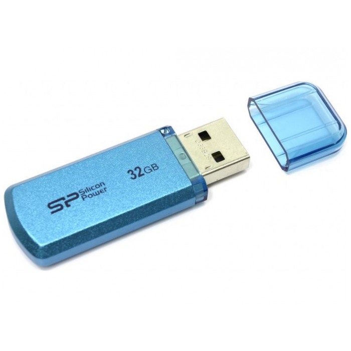 картинка Флешка USB SiliconPower 32Gb Helios 101 Blue (SP032GBUF2101V1B) от магазина КомпьютерЦентр