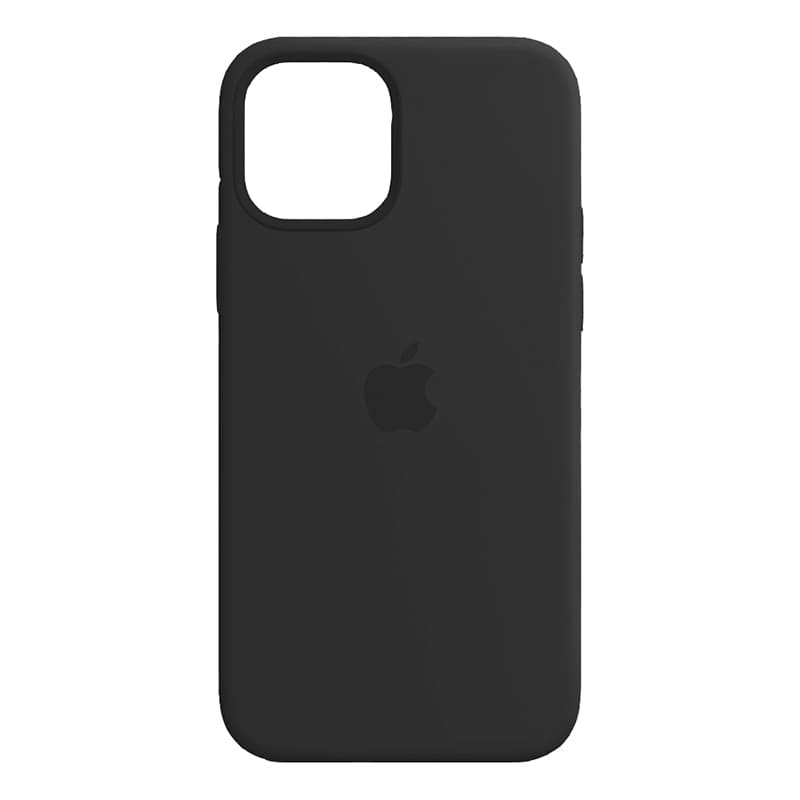 картинка Чехол Apple Silicone Case Simple for iPhone 12/  12 Pro Black от магазина КомпьютерЦентр