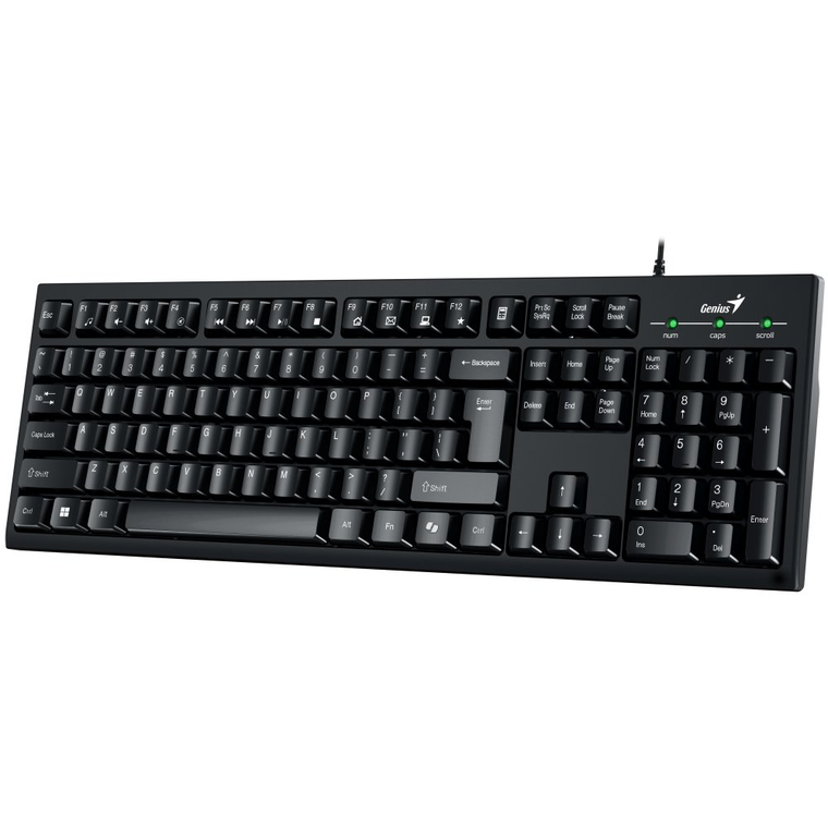 картинка Комплект Genius KM-100SE, Черная (клавиатура+мышка) (31330009402) от магазина КомпьютерЦентр