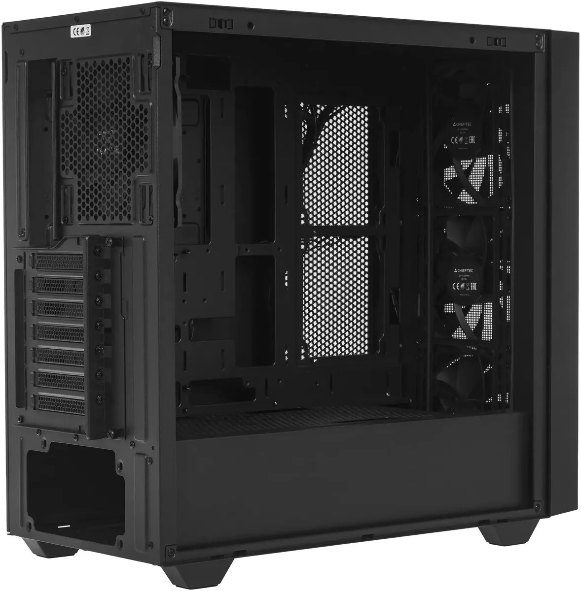 картинка Корпус Chieftec Night Hunter GS-03B-BLK-OP, черный, без БП, ATX от магазина КомпьютерЦентр