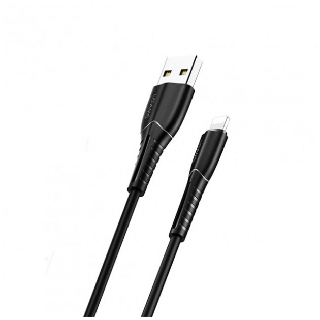 картинка Кабель Usams  USB to Lightning, 1m (US-SJ364 Black) от магазина КомпьютерЦентр