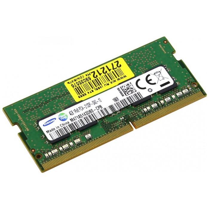 картинка Оперативная память Samsung SO-DIMM DDR4 4Gb 2133MHz PC3-17000 (M471A5143DB0) от магазина КомпьютерЦентр