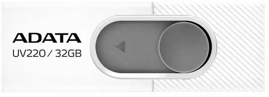 картинка USB накопитель 32Gb A-Data UV220 White/ Gray (AUV220-32G-RWHGY) от магазина КомпьютерЦентр