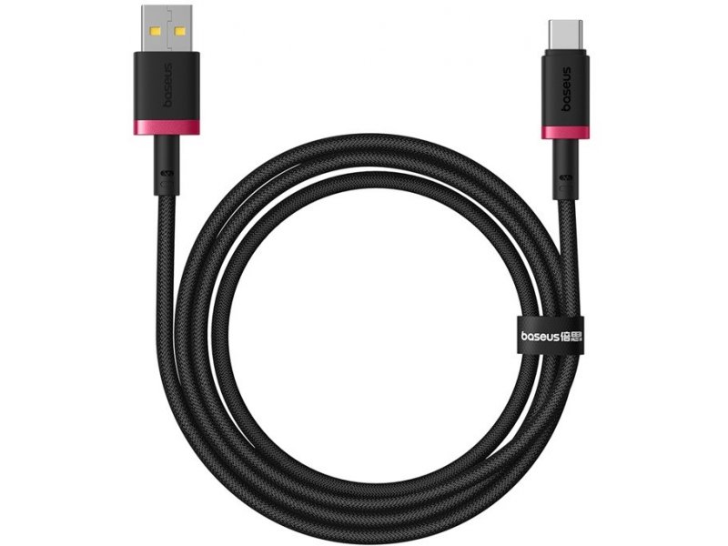 картинка Кабель Baseus Dura Series Fast Charging Cable USB to Type-C 60W 1m Red+Black от магазина КомпьютерЦентр
