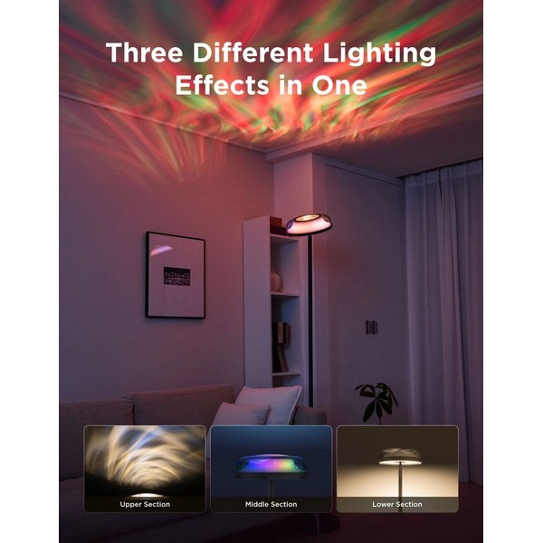 картинка Умный торшер Govee RGBWW+RGBIC+WW Uplighter Floor Lamp (H60B0311) от магазина КомпьютерЦентр