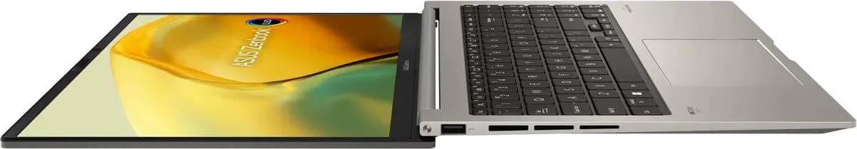 картинка Ноутбук ASUS Zenbook 15 OLED (UM3504DA-MA197) 15.6'' (2880x1620) 120Гц OLED/  Ryzen5 7535U/  16ГБ/  SSD 512ГБ/  AMD Radeon 660M/  67 Вт*ч/  1.5 кг/  Grey от магазина КомпьютерЦентр