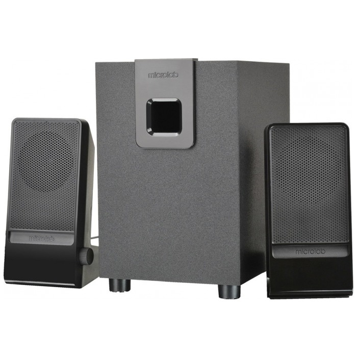 картинка Акустическая система Microlab M-100 2.1 Black (M-100) от магазина КомпьютерЦентр