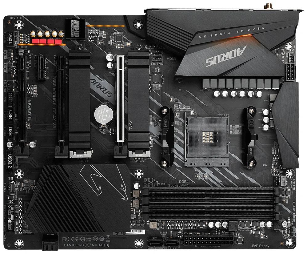 картинка Материнская плата Gigabyte B550 AORUS Elite AX V2 от магазина КомпьютерЦентр