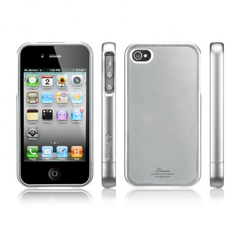 картинка Чехол SGP Case Linear Color Series Satin Silver for iPhone 4 (SGP07584) от магазина КомпьютерЦентр