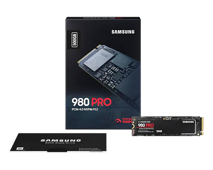 картинка SSD накопитель 500Gb Samsung 980 Pro M.2 2280 PCI-E x4 (MZ-V8P500BW) от магазина КомпьютерЦентр