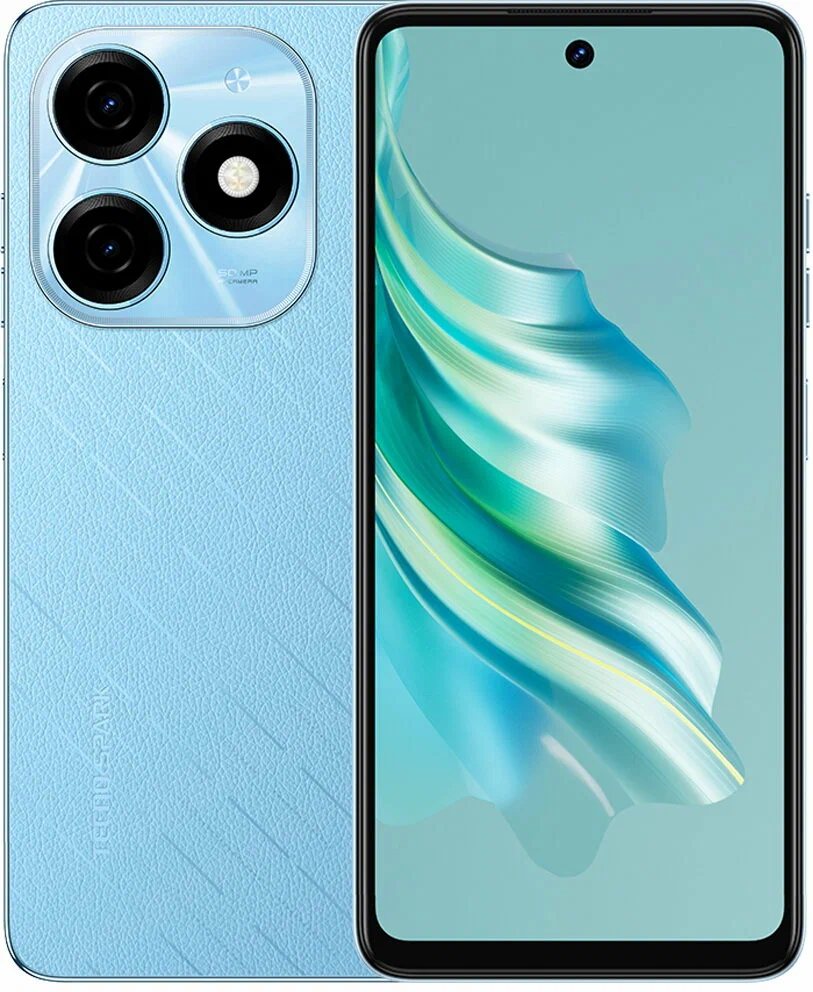 картинка Смартфон Tecno Spark 20 Blue 6.56'' 8Gb / 128Gb от магазина КомпьютерЦентр