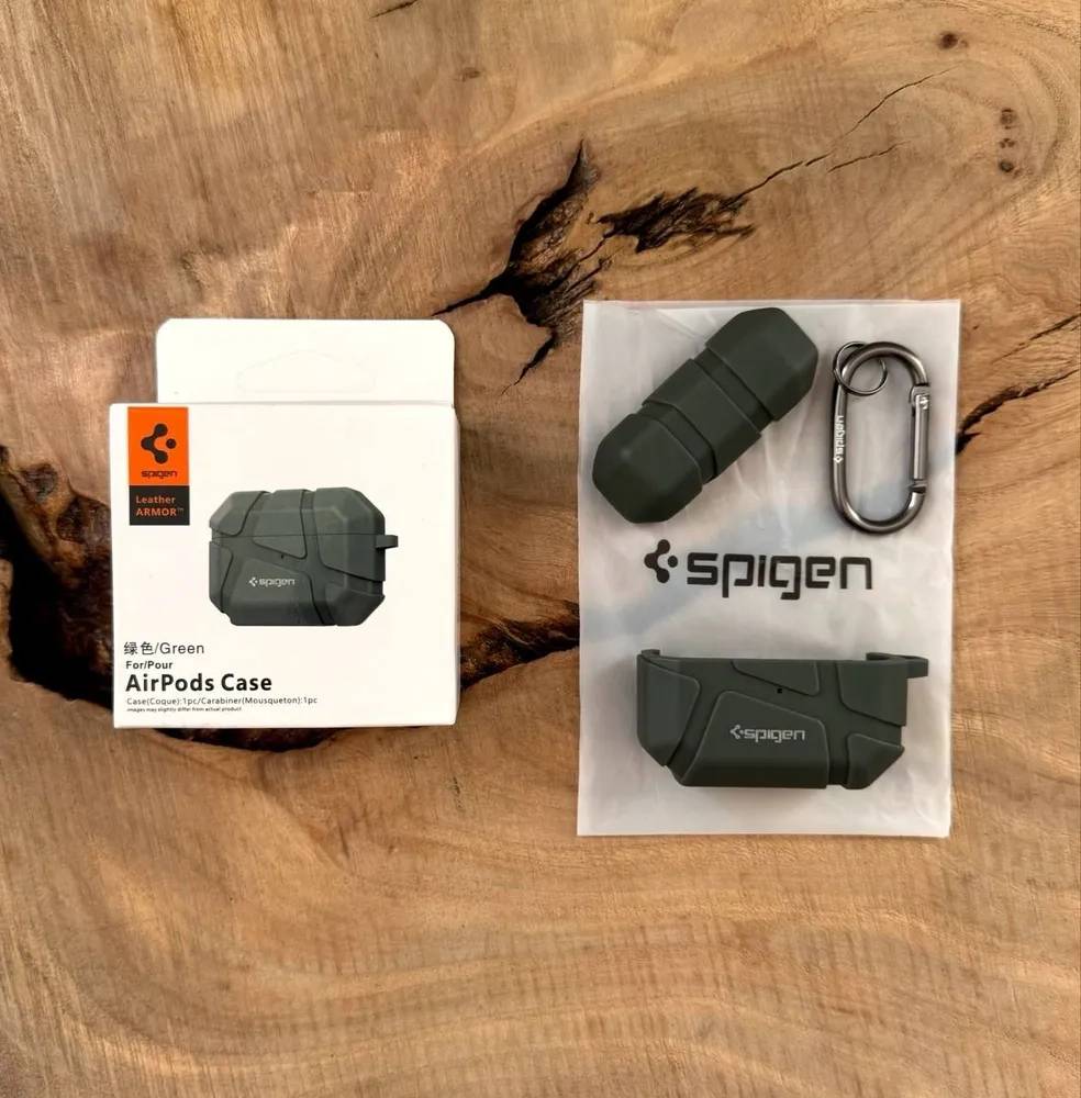 картинка Чехол для AirPods PRO 2 Spigen SGP X ARMOR Green от магазина КомпьютерЦентр