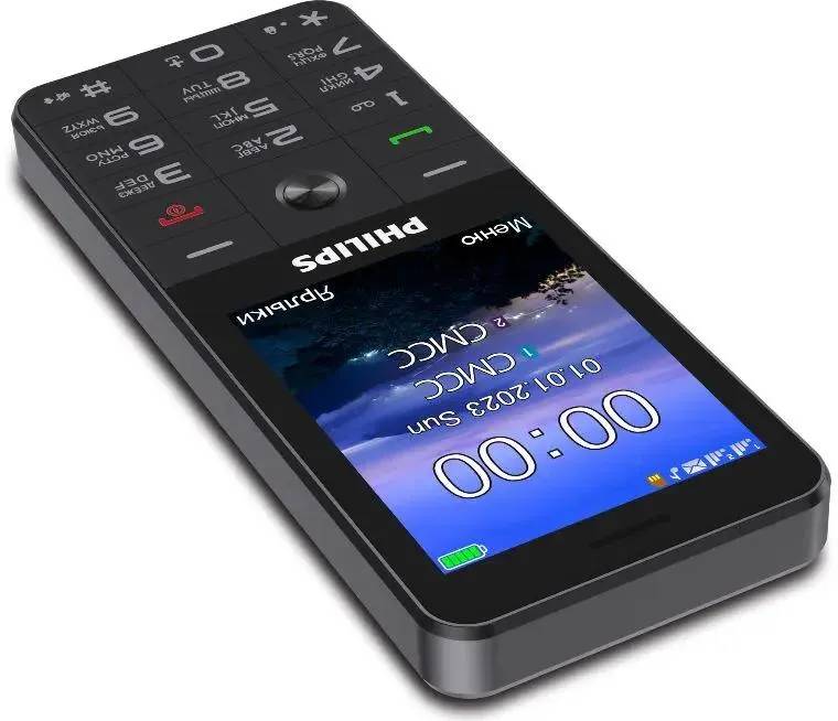 картинка Телефон мобильный Philips E6808 2.8'', TN (TFT), Black от магазина КомпьютерЦентр