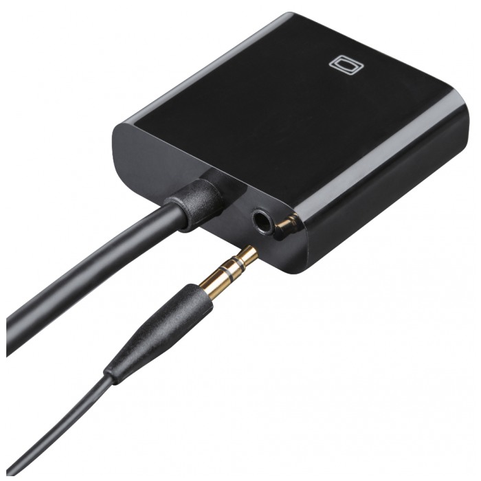 картинка Адаптер HAMA HDMI/ VGA (f) 0.1m (0005456900001) от магазина КомпьютерЦентр