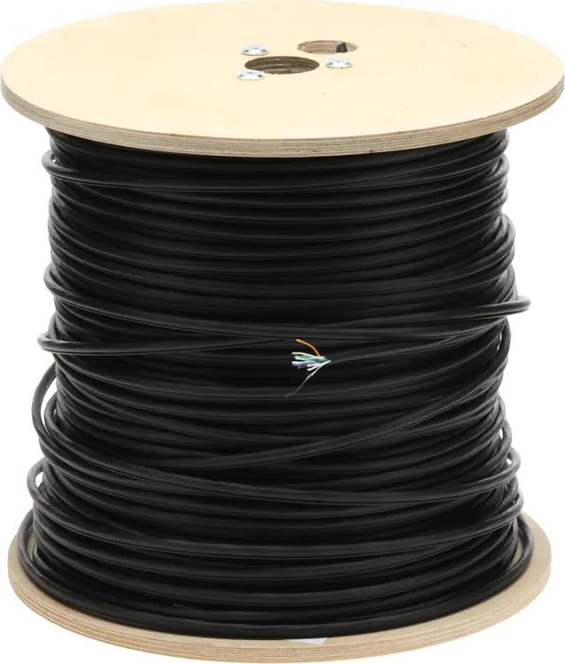 картинка Кабель SkyNet Premium UTP (CSP-UTP-4-CU-OUTR) outdoor 4x2x0,51 на тросу, медный, FLUKE TEST, кат.5e, однож., 305 м, на катушке, черный от магазина КомпьютерЦентр