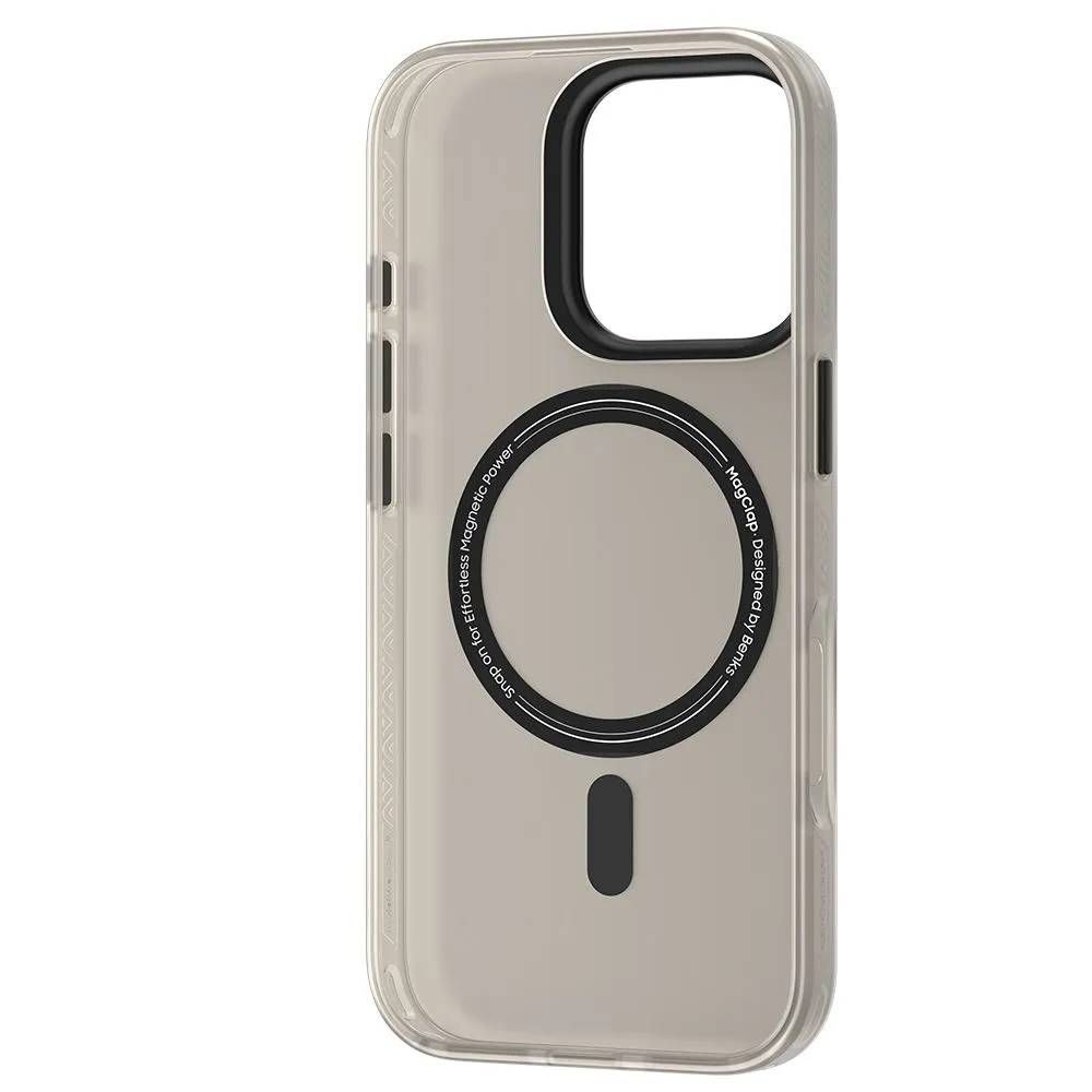 картинка Чехол силиконовый Benks Lucid Armor Case (MagSafe) для iPhone 16 6.1''Grey (C.K.PC.AP.GR.0063) от магазина КомпьютерЦентр