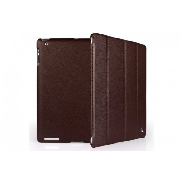 картинка Чехол Jison Executive Smart Cover Brown for iPad 4 (JS-IPD-06H20) от магазина КомпьютерЦентр