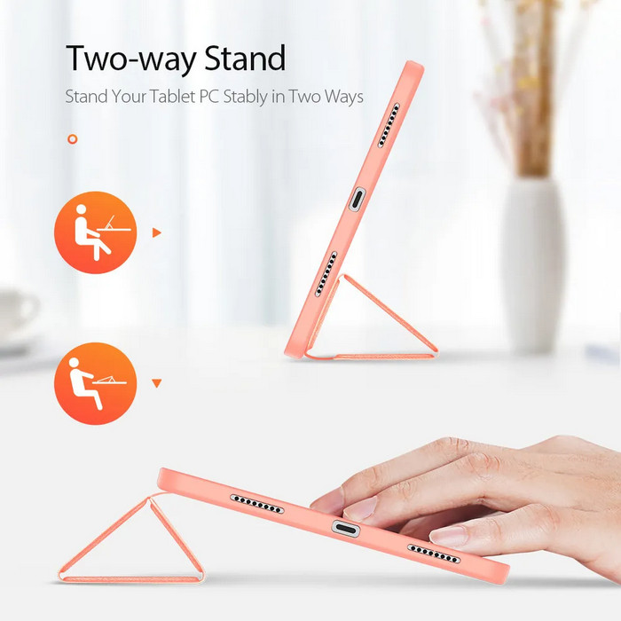 картинка Чехол книжка для iPad Pro 11 (2020 - 2021) Dux Ducis Domo series, розовый от магазина КомпьютерЦентр