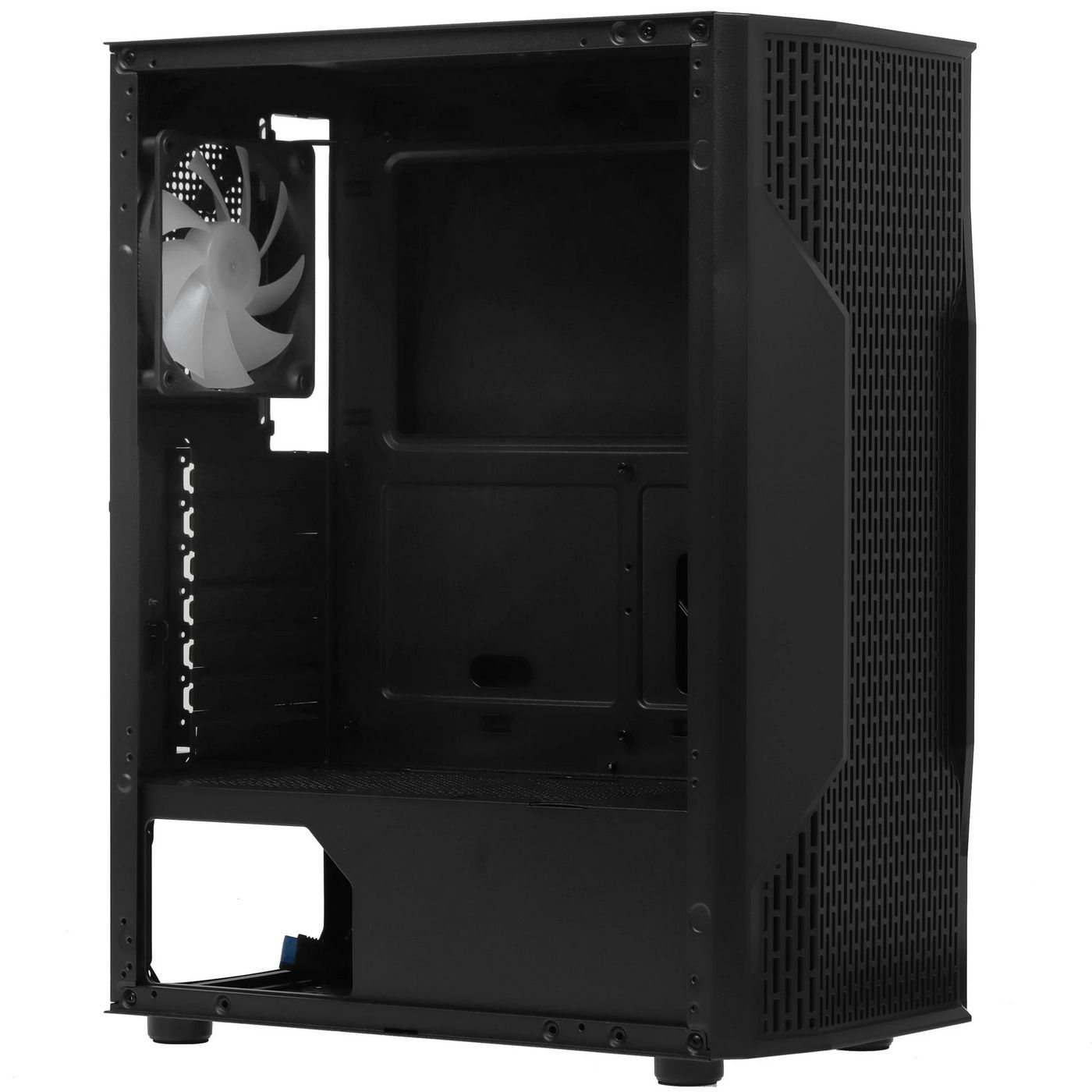 картинка Корпус Cougar Mid Tower MX110 RGB Black, USB 3.0x2, TG, 4xARGB fan, no PSU от магазина КомпьютерЦентр