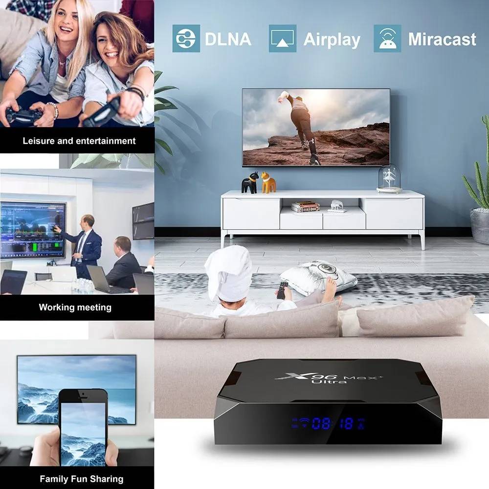 картинка Медиаплеер X96 Ultra; Amlogic S905X4 от магазина КомпьютерЦентр