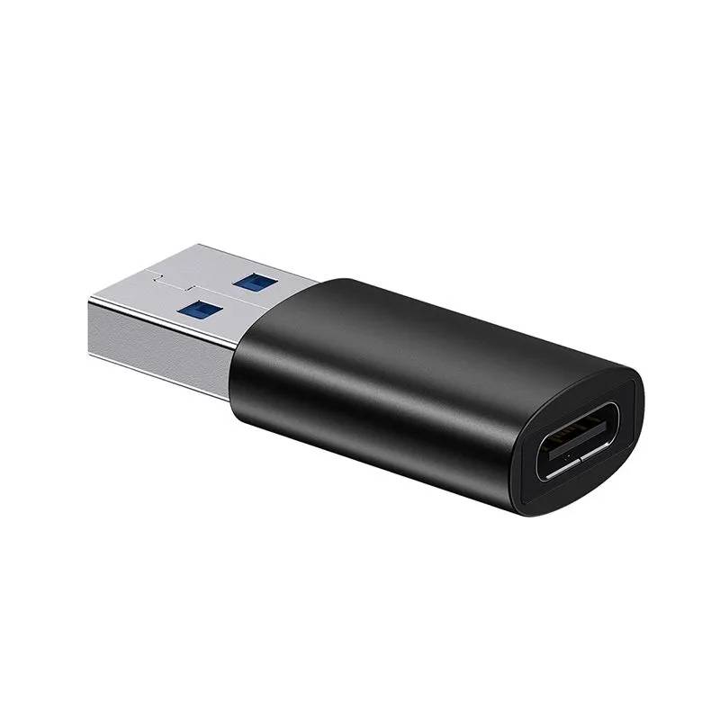 картинка Adapter Baseus Ingenuity Series Mini OTG Adaptor USB 3.1 to Type-C Black от магазина КомпьютерЦентр