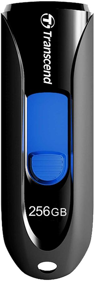 картинка USB3.0 накопитель 256Gb Transcend JetFlash 790 Black/ Blue (TS256GJF790K) от магазина КомпьютерЦентр