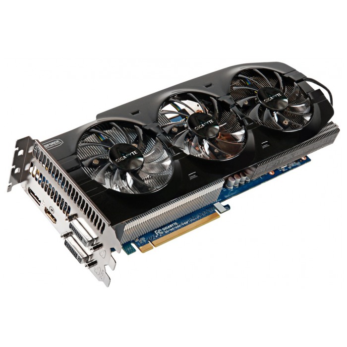 картинка Видеокарта Gigabyte GeForce GTX680 4Gb DDR5 (GV-N680OC-4GD) от магазина КомпьютерЦентр