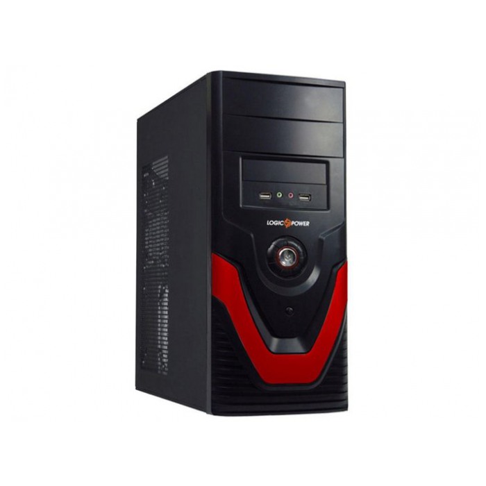 картинка Корпус Logicpower 0102 400W Black/Red (0102) от магазина КомпьютерЦентр