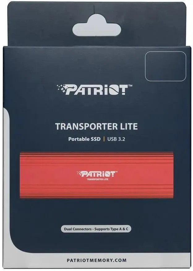 картинка SSD внешний 4Tb Patriot Lite Transporter USB-C (PTPL4TBPEC) 2.5'' Red от магазина КомпьютерЦентр
