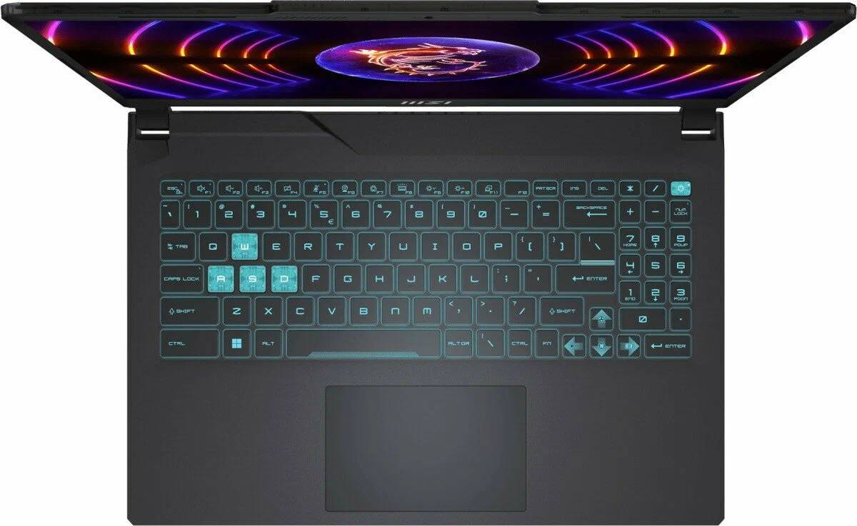 картинка Ноутбук MSI Cyborg 15 A13VE-1024CN 15.6'' IPS (2560x1440) 165Hz /  Core i7-13620H/  16Gb/  512Gb SSD/ RTX4050 6Gb/  WiFi AX/  BT 5.2/  54 Втч/  DOS от магазина КомпьютерЦентр