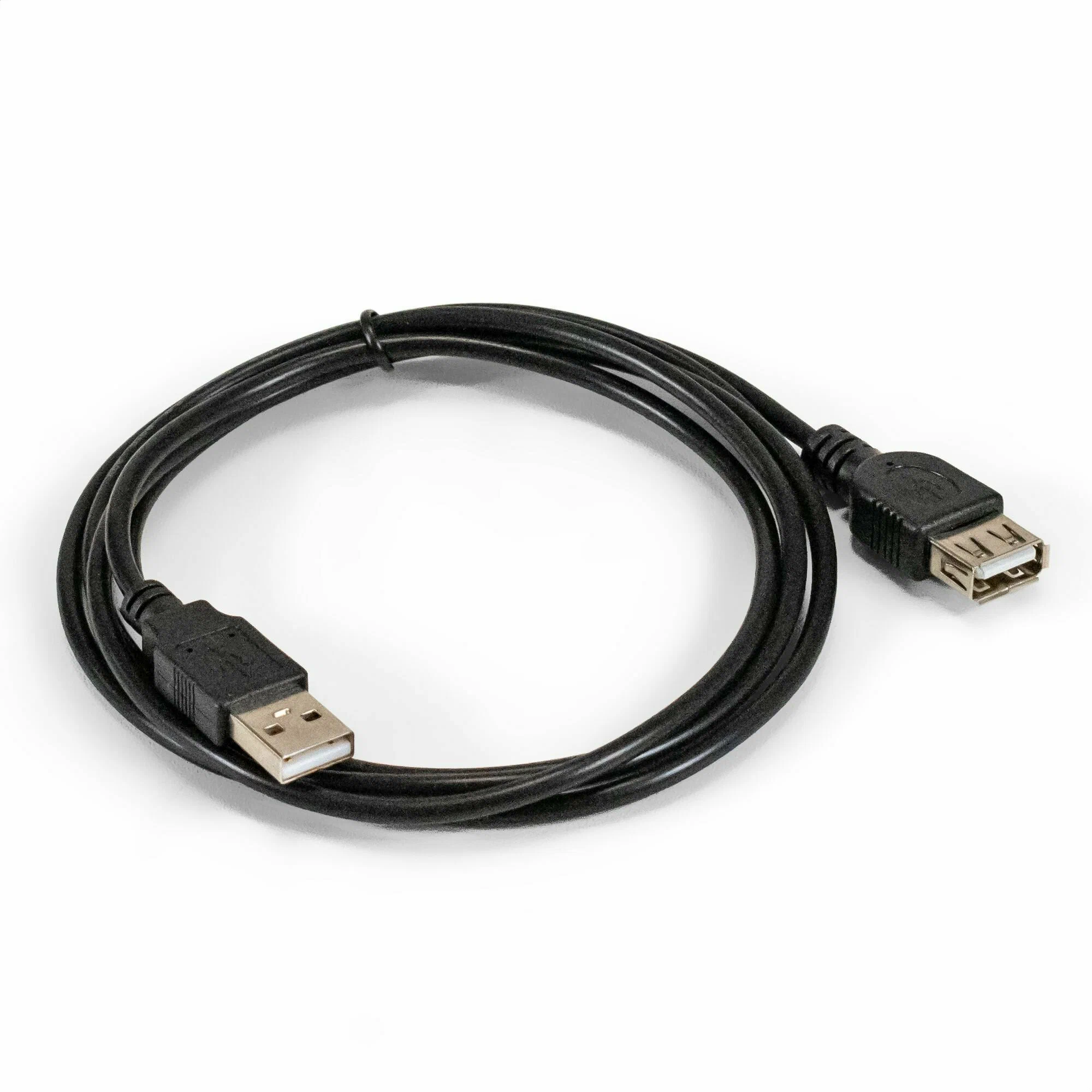 картинка Кабель USB 2.0 A->F - 1.5 м ExeGate (EX294743RUS) EX-CC-USB2-AMAF-1.5 (Am/ Af, 1,5м) от магазина КомпьютерЦентр
