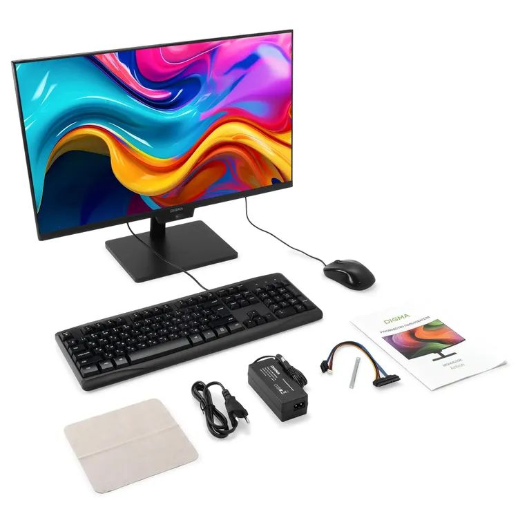 картинка Моноблок Digma Action 23.8'' Full HD N95/  8Gb/  SSD 256Gb UHDG/  CR/  W11Pro/  kb/ m/ черный (DM23N9-8CXW01) 2059967 от магазина КомпьютерЦентр