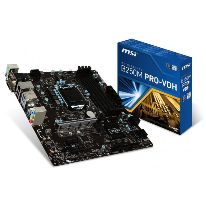 картинка Материнская плата MSI B250M PRO-VDH (B250M PRO-VDH) от магазина КомпьютерЦентр