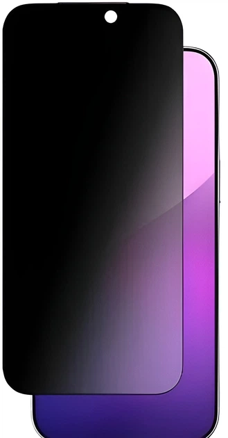 картинка Стекло бронь iPhone 17 Pro Max Privacy Black Антишпион от магазина КомпьютерЦентр