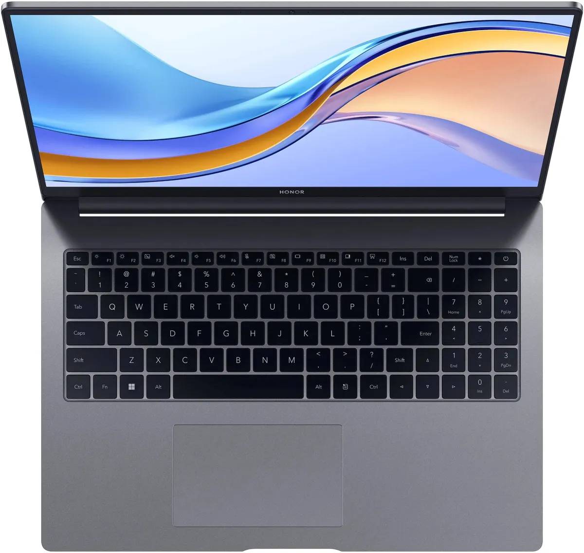 картинка Ноутбук Honor MagicBook X16 BRN-F56 (5301AHHM) 16'' IPS/  Core i5 12450H (2.0)/  16Gb / 512Gb SSD/  Intel UHD Graphics / noOS/  Gray (Z03NQI) от магазина КомпьютерЦентр